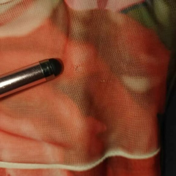 Floral Handkerchief Hem Dress M Spaghetti Strap Tropical‎ Summercore Fairy Vibes - Picture 7 of 11